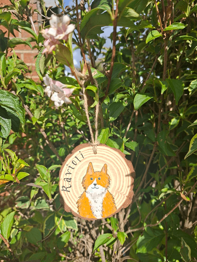 Hand-Painted Pet Woodslice