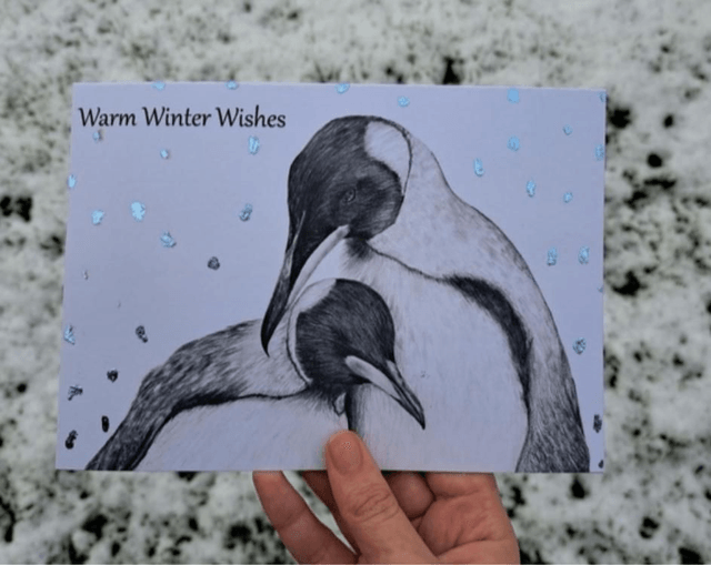 Set of 5 Foiled Christmas Cards