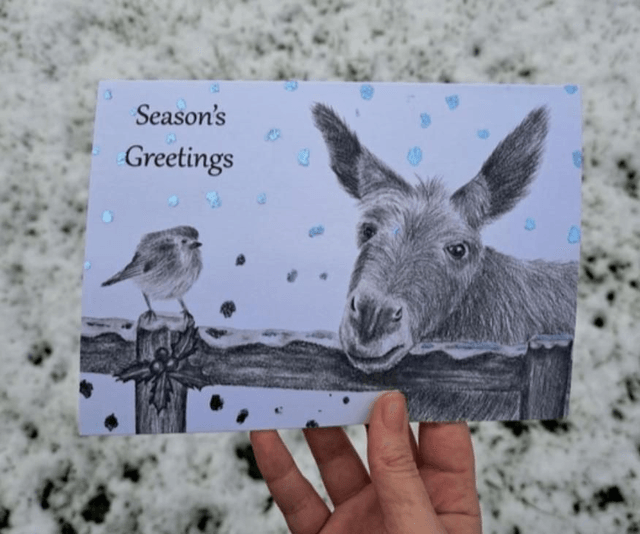 Set of 5 Foiled Christmas Cards